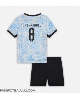 Portugalia Bruno Fernandes #8 Echipament de Fotbal Replică European 2024 Copii Deplasare (+ Șorturi)